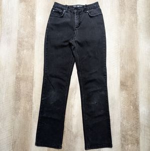 Karl Lagerfeld Black Straight Leg Jeans